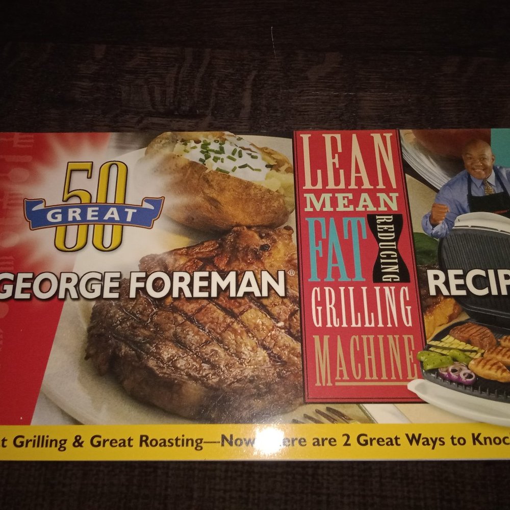 George Foreman recipe book-paperback